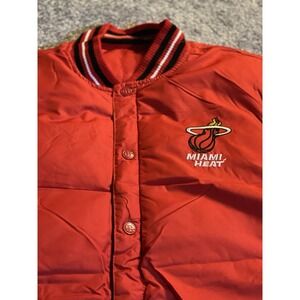 Miami Heat Reversible Jacket 4XL NWT Red Black NBAStore Heavy Crew Basketball